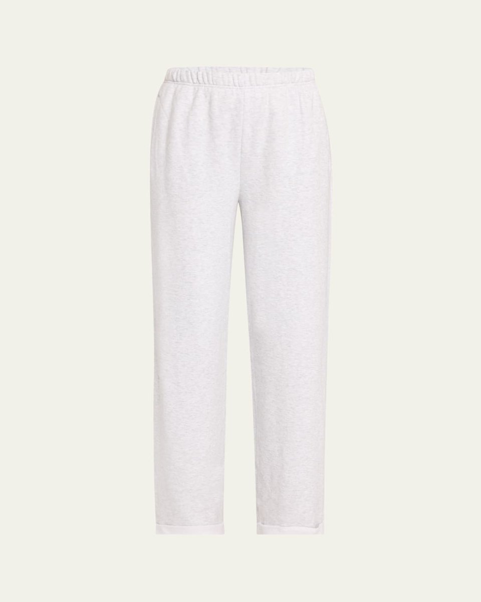 Cotton Fleece Classic Straight-Leg Pants
